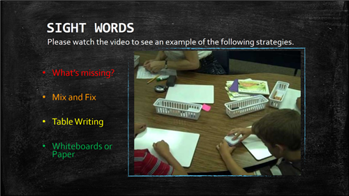 Sight Words 